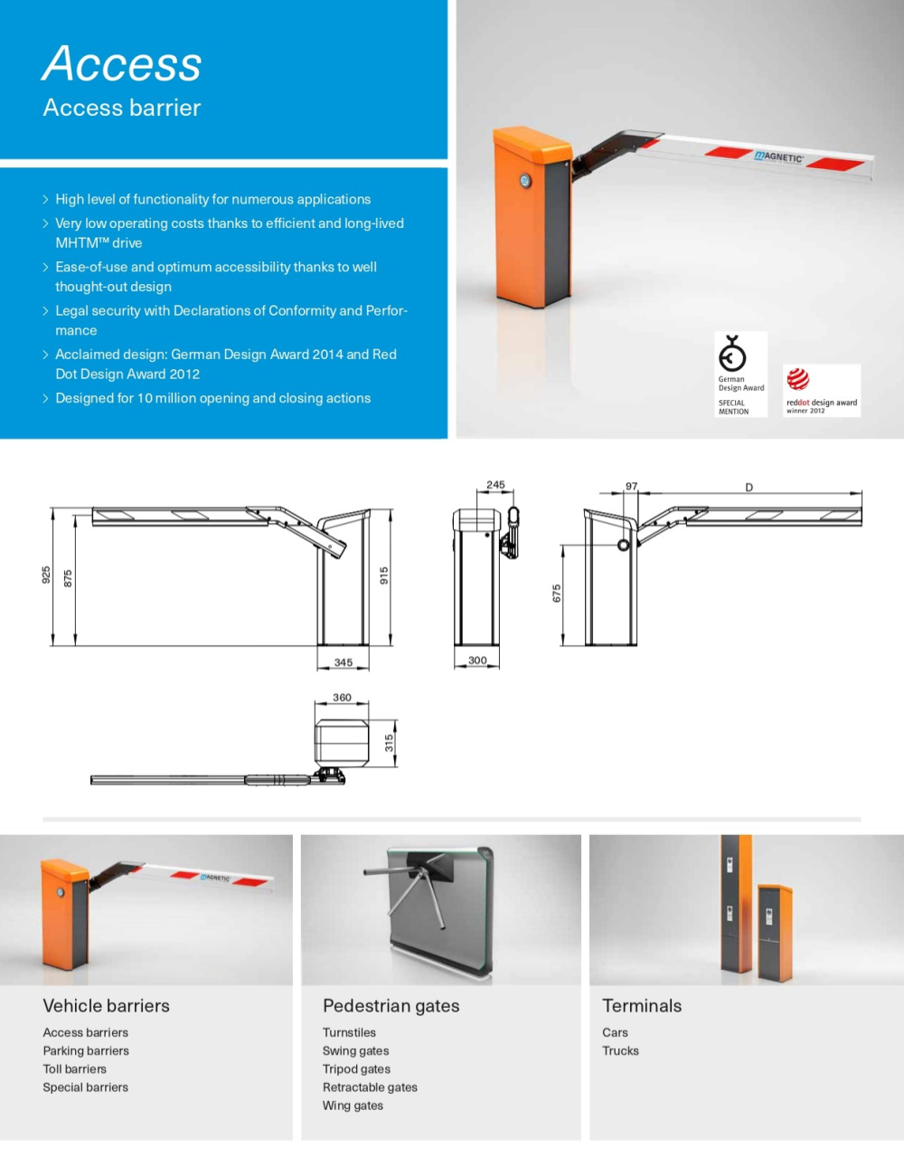Gate barrier systems